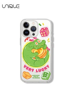 Compatible with iPhone 15 Pro Cases, Compatible with MagSafe Phone Cases，Clear Cases, Good Luck Cases, TPU Drop Protection - Transparent