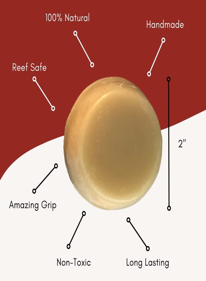Outdoor Wax Works Eco-Friendly Surf Board Wax - Organic Beeswax Surfer Grip Accessories for Skimboard, Bodyboard, Paddle, Longboard Basecoat; Natural in Cold, Cool, Warm, Tropical Waters (3-Pack) - Image 3