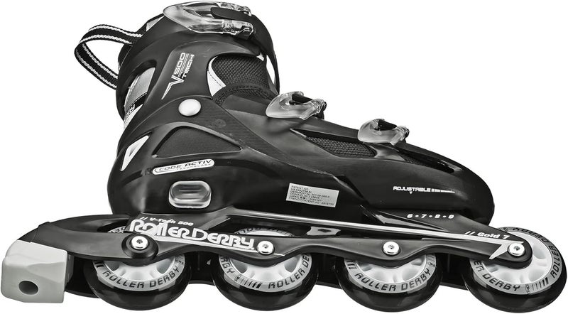 Roller Derby V-Tech 500 Adjustable Performance Inline Skates for Men, Women, Kids, Teens - Image 3
