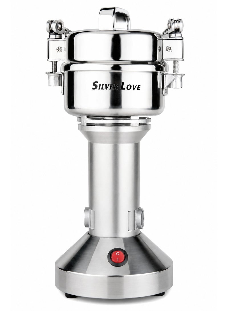 Silver Love Stainless Steel Electric Grinder 1000W | Model 150 | 150g Capacity | High-Speed Vertical Spice, Coffee & Dry Food Grinder - Image 1