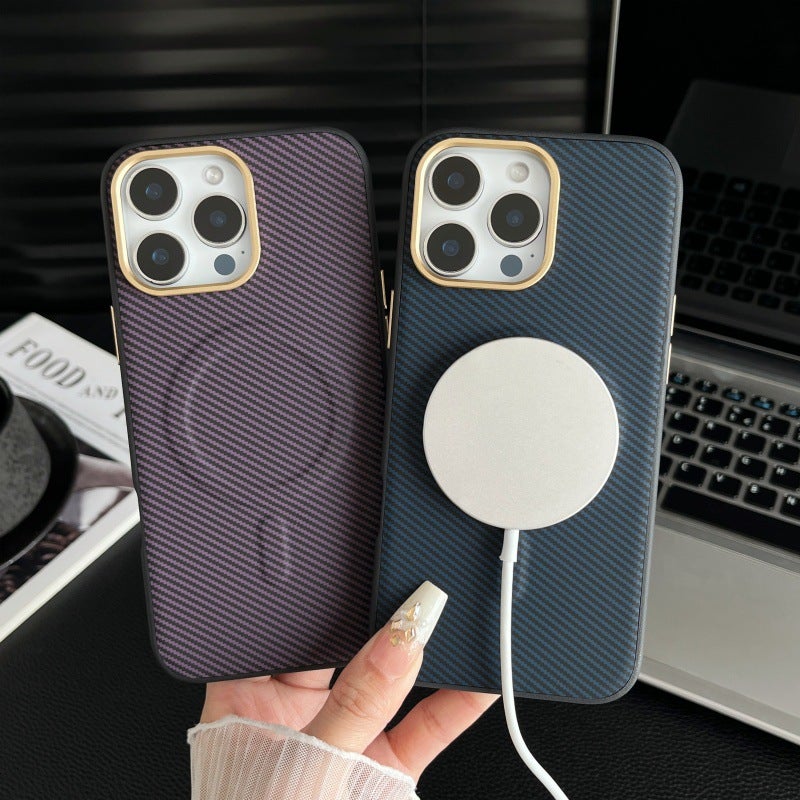 iPhone 16 Pro Max Leather Cover Protective , for iPhone 16 16 Plus 16 Pro 16 Pro Max , Blue Texture , with Easy Storage - Image 4