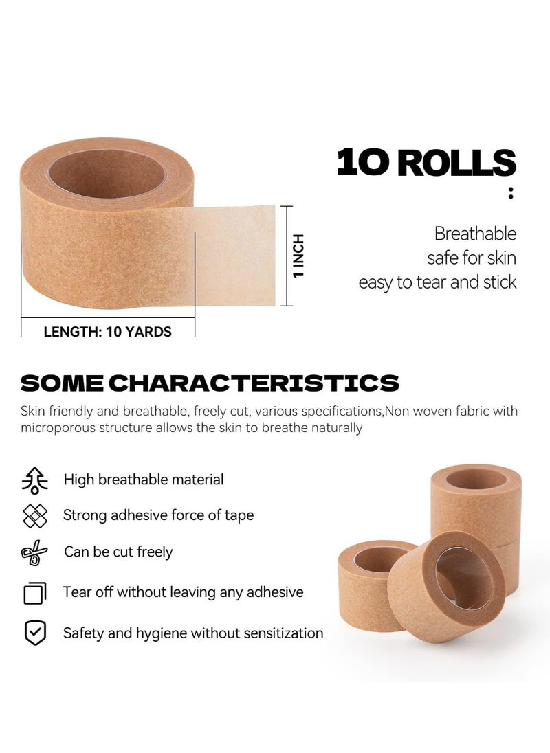 Excefore Breathable Skin Tape Skin Tape for Face Nose Tape Surgery Flexible Stretch Bandages for Wound Injuries Swelling Sports  - Image 2