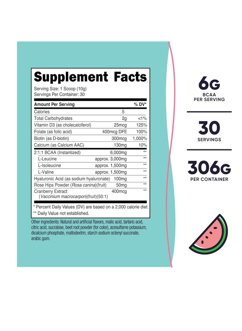 Bcaa للنساء - تم تركيبه خصيصًا للنساء - غير معدل وراثيًا وخالي من الغلوتين - Image 2