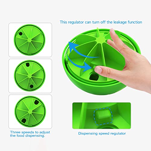 Monotre Dog Treat Ball, Dog Food Puzzle Slow Feeder Interactive Squeaky Mental Stimulation Toys, Dog& Cat Treat Dispenser Puzzle Toys Active Rolling Balls for Medium/Large Dog Breeds - Image 4