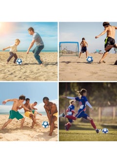XiuWoo Soccer Goals for Backyard Set, 120x90cm, Kids Soccer Training Equipment, Soccer Practice Kit with One Soccer Ball, 10 Cones, One Agility Ladder, Air Pump and a Portable Backpack, blue  - Image 5
