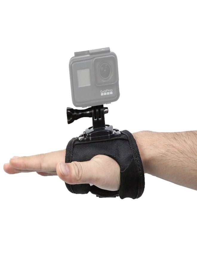 Haoyou 360 Degree Rotating Hand Strap Mount, Compatible with Gopro Hero 11 10 9 8 7 6 5 4 3+ 3 Hero 2018 Session AKASO DJI OSMO and Other Action Cameras - Image 2