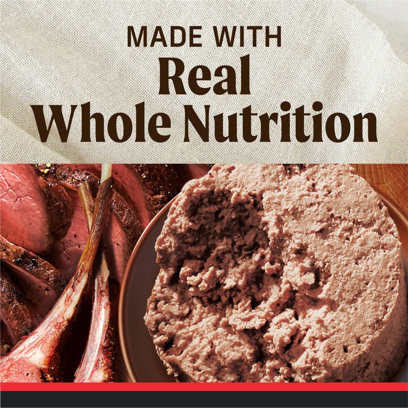 Merrick Grain Free Premium And Natural Canned Dog Food, Soft And Healthy Poultry Free Wet Recipe, Real Beef Lamb And Bison - (Pack of 12) 12.7 oz. Cans - Image 3