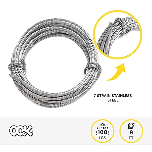 OOK سلك معلق بطول 9 أقدام: 100 رطل - Image 3