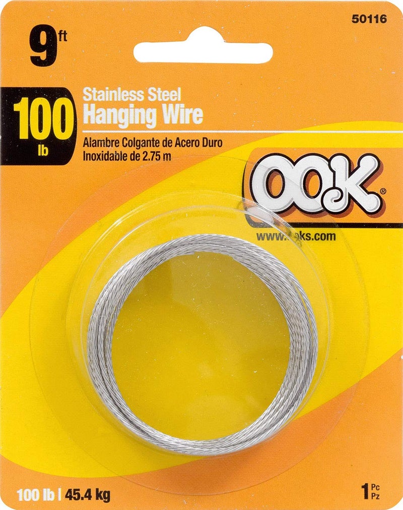 OOK سلك معلق بطول 9 أقدام: 100 رطل - Image 2