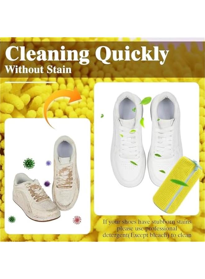 HOOKOR 2Pcs Shoe Washing Machine Bag, Shoe Bag Laundry Shoe Cleaning Bag for Washing Machine Washer and Dryer, Reusable Sneaker Washing Machine Bag for All Shoe Types and Sizes (Yellow) - Image 3