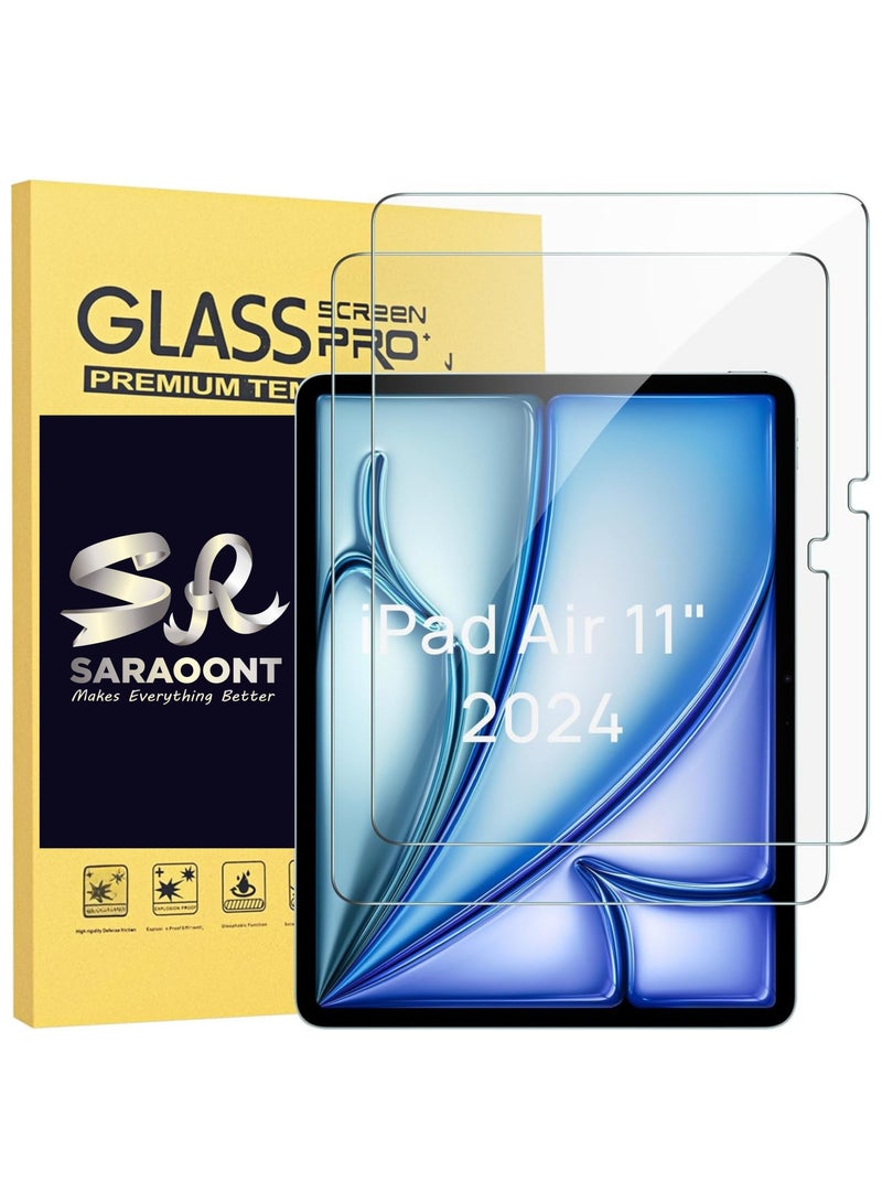 ساراونت قطعتان من واقي الشاشة 10H لجهاز iPad Air مقاس 11 بوصة (M2) 2024 - Image 1