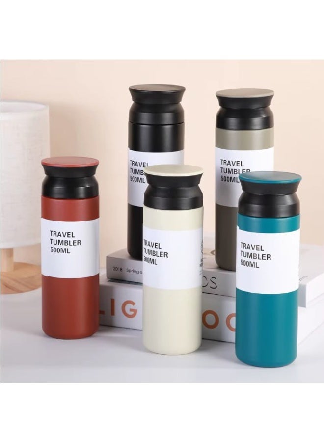 Stainless Steel Coffee Cup 500 ml, Stainless Steel Thermos Cup - Image 2