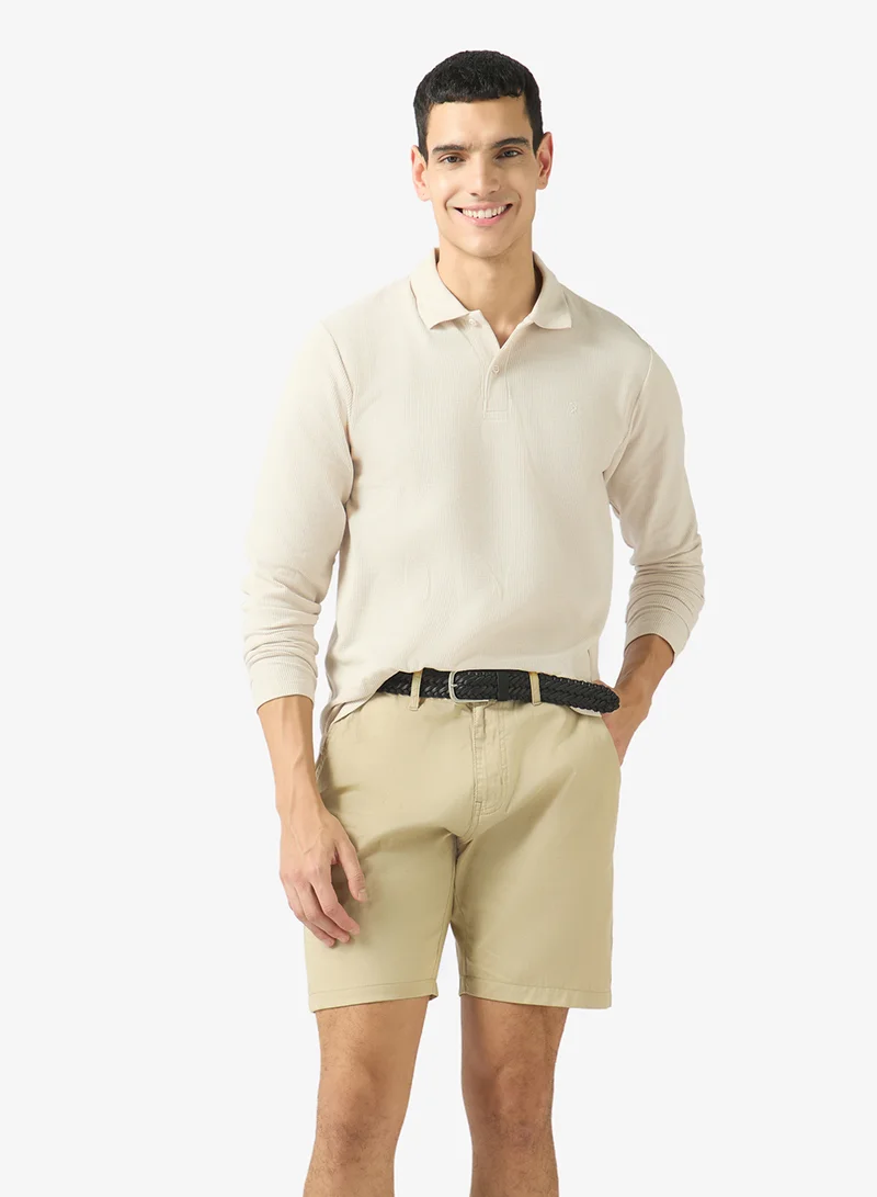 Robert Wood Side button closure shorts