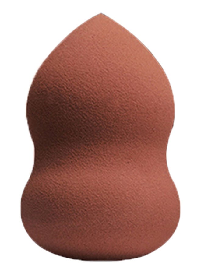 NIBEMINENT Non Latex Gourd Dry And Wet Blender Brown - Image 1