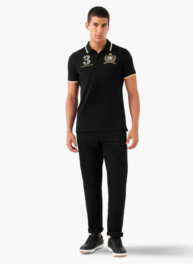 Splash FAV Logo Embroidered Polo T-shirt