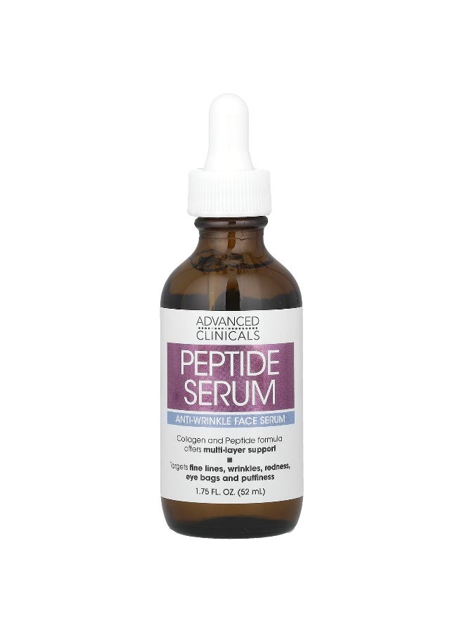 Advanced Clinicals Advanced Clinicals, Peptide Serum, Anti-Wrinkle Face Serum, 1.75 fl oz (52 ml)  - Image 1