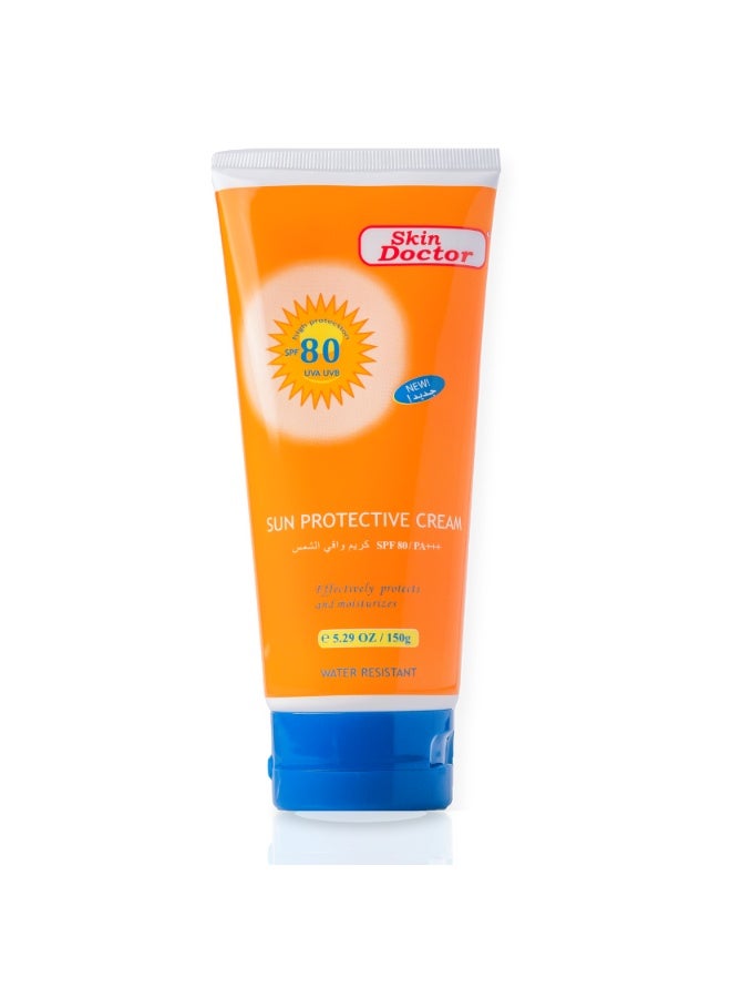 Skin Doctor 80 SPF Sun Protective Cream for Al Face Type - 150 g - Image 1