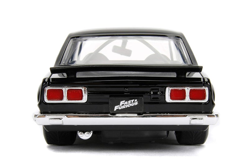 Jada Toys, Metal, Fast & Furious 1:24 Brians's Nissan Skyline 2000 GT-R Die-cast Car, Toys for Kids and Adults (JA99686) , Black - Image 3