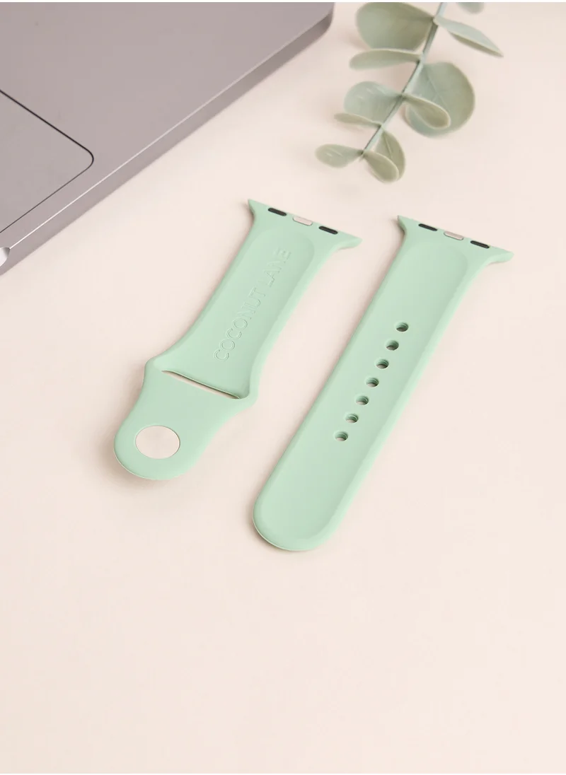 COCONUT LANE Sagegreen Apple Watch Strap 38/40