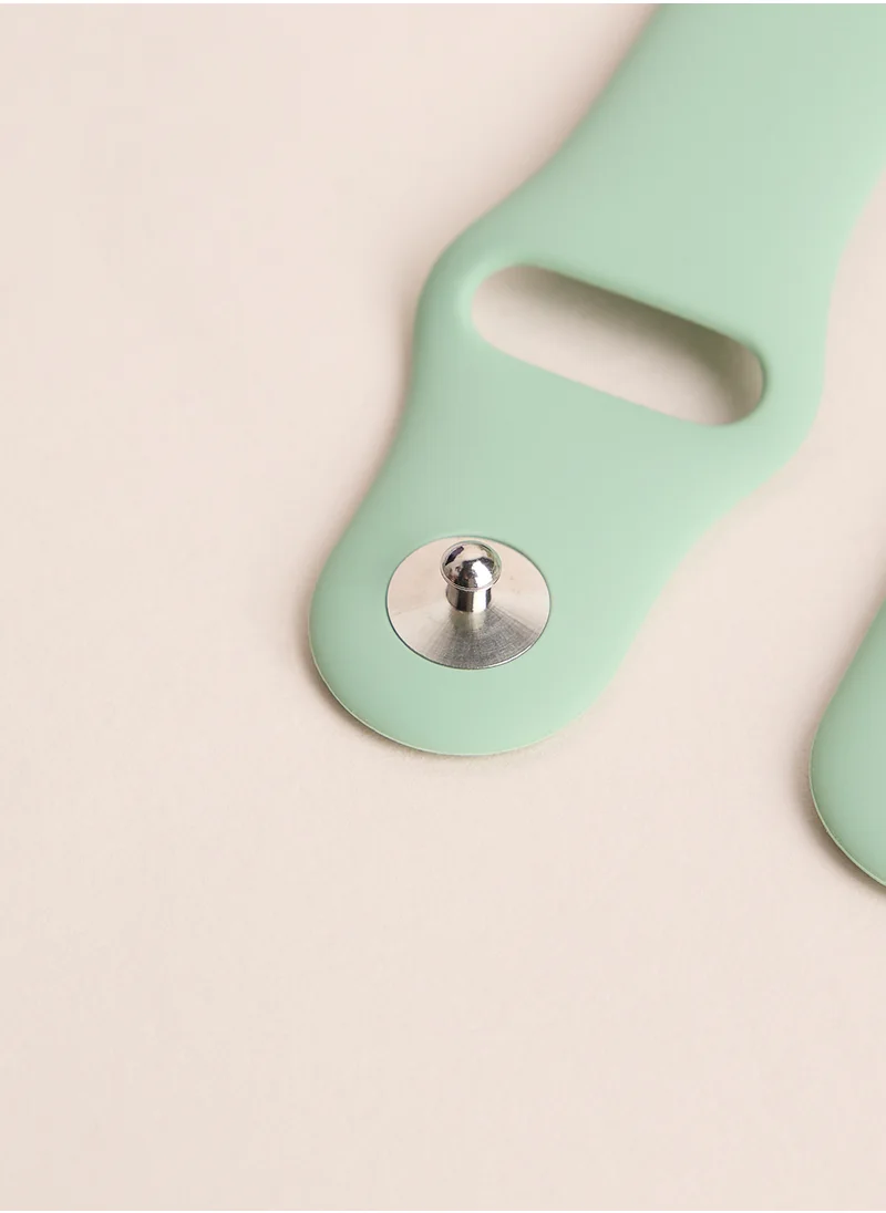 COCONUT LANE Sagegreen Apple Watch Strap 38/40