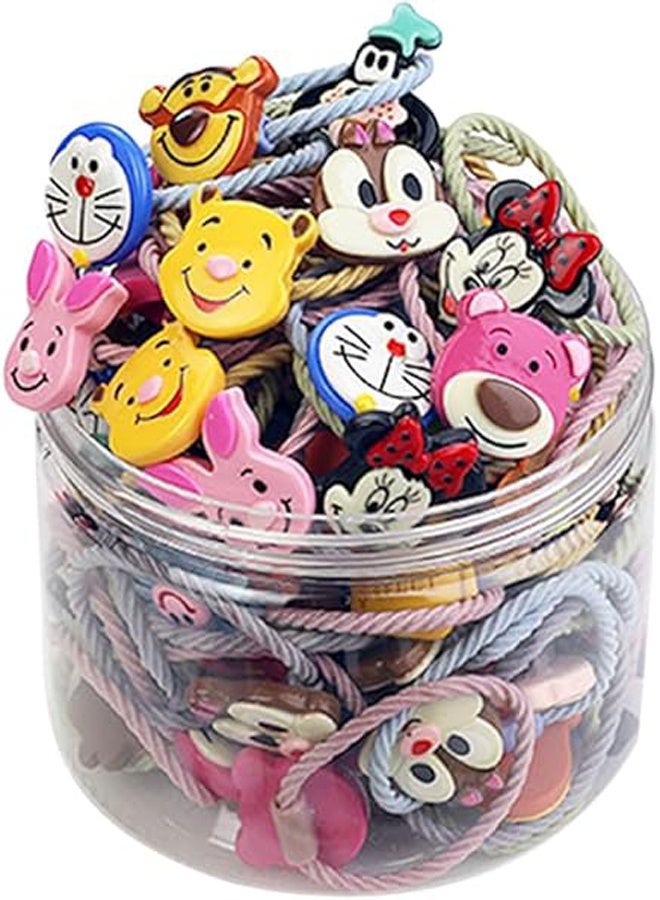 general Fashion 30 Pieces  Combo Elastic Hair Bands Ties Accessories for Kids Baby Girls Women - Image 2