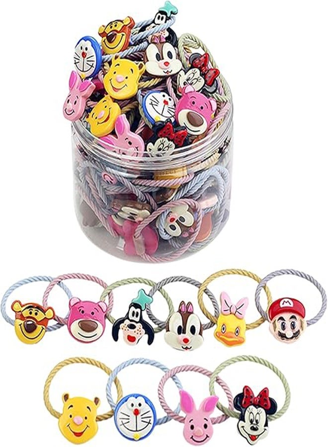 general Fashion 30 Pieces  Combo Elastic Hair Bands Ties Accessories for Kids Baby Girls Women - Image 1