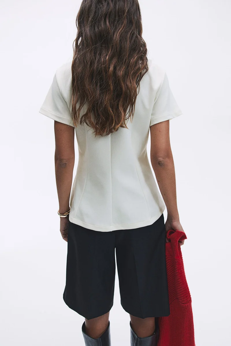 اتش اند ام بلوزة بخصر عملي