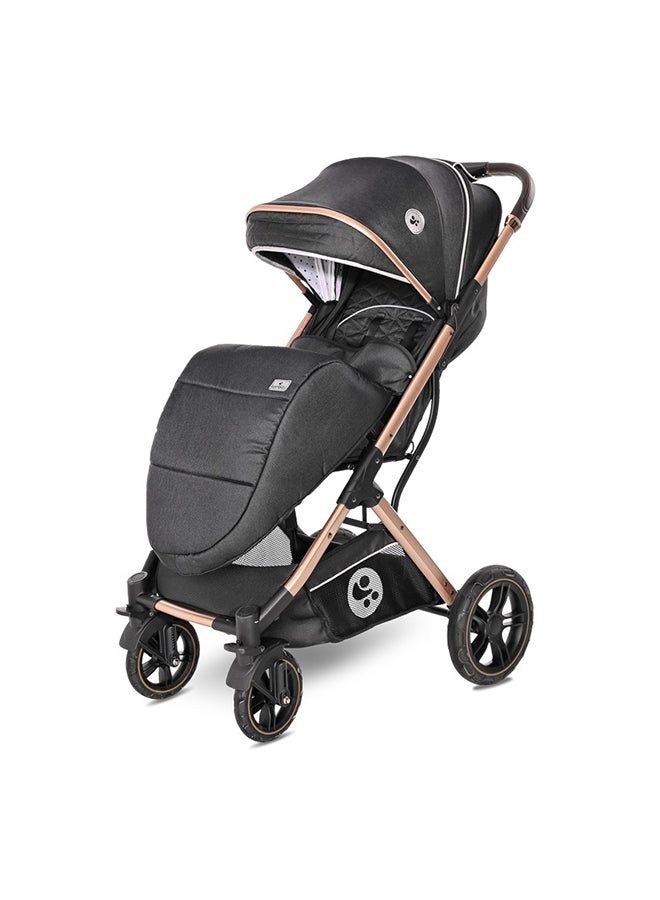 لوريلي عربة أطفال ستورم لوكس باللون الأسود - Image 1