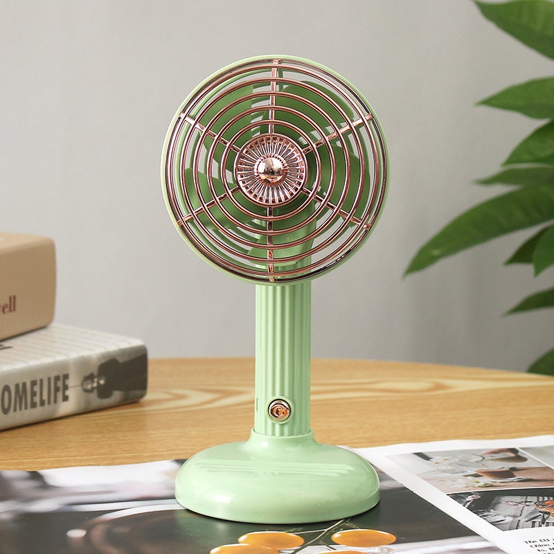 New Desktop Fan Usb Charging Three-Gear Large Wind Outdoor Travel Portable Handheld Small Fan Gift - Image 1