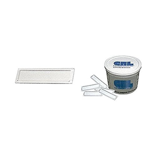 CRL FP88BX Clear Showcase StickOn Finger Pulls Bulk 100 Pack