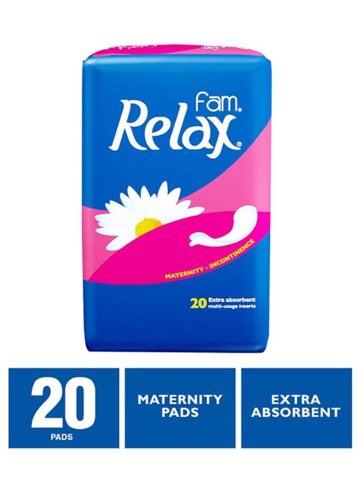 فام ريلاكس فوطة ما بعد الولادة 20 قِطَع - Image 3