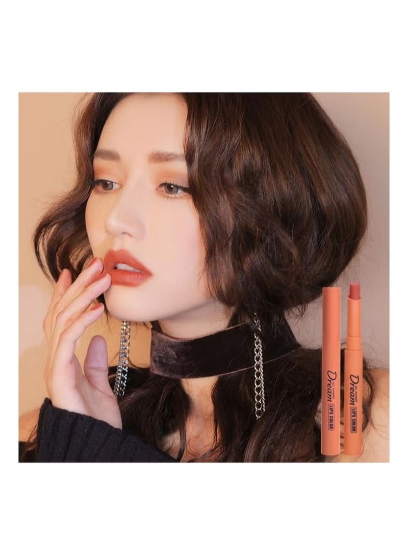 Heng Fang مجموعة أحمر شفاه غير لامع مكونة من 6 قطع متعددة الألوان - Image 4