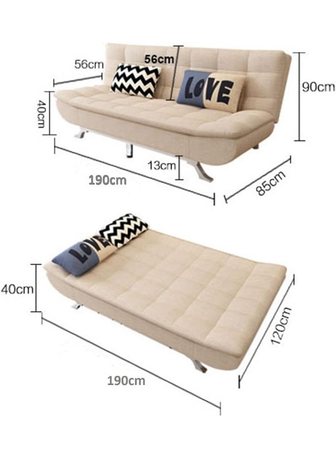 Zayn comforts أريكة سرير FUTON قابلة للطي والتحويل لغرفة المعيشة، المكتب وغرفة الضيوف - Image 2