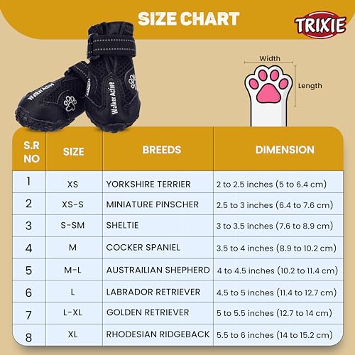 Trixie Dogs Walker Active Protective Boots, 2 Pieces (L) - Image 3