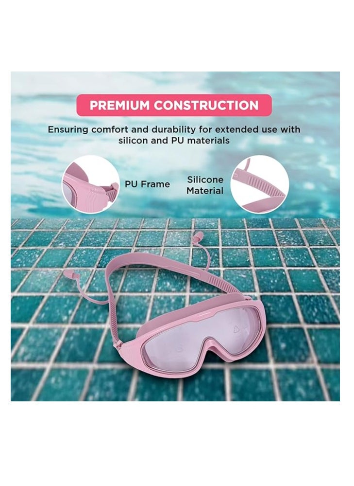 ENDLESS  Premium Swimming Goggle with Anti-Fog and UV Protection | Stylish Big Frame for more Visibility | Soft Silicone Gasket for Leak Proof | With Hard Case  - Image 3