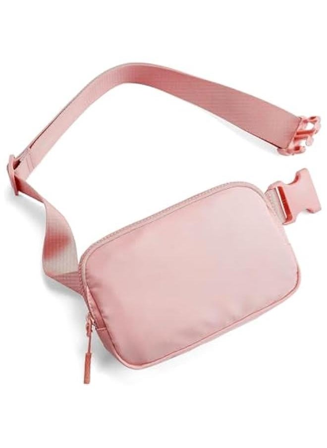 HOOKOR Belt Bag Fanny Pack Crossbody Bags for Women Men, Everywhere, Water Resistant Waist Packs, Pink  - Image 1