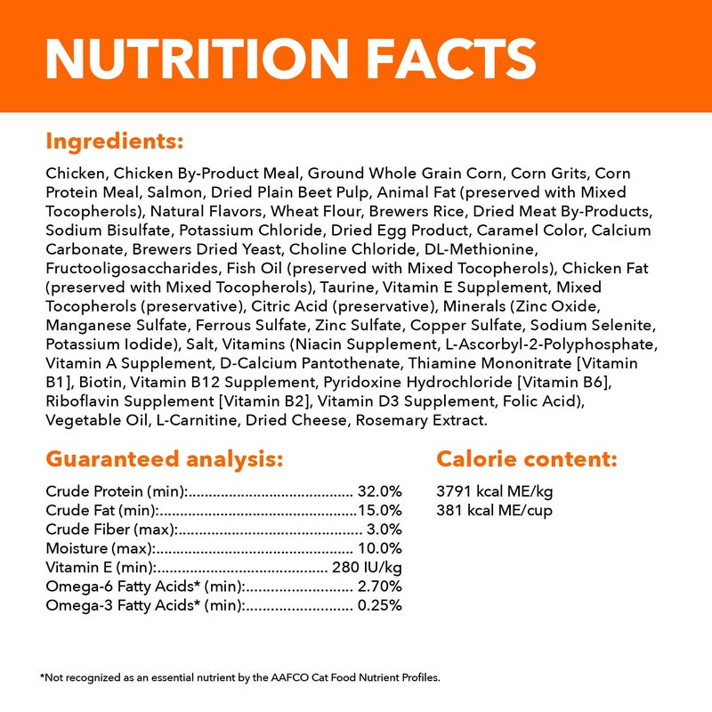IAMS Healthy Enjoyment Dry Cat Food Chicken & Salmon Recipe, Cat Food Dry Recipe, 15 lb. Bag - Image 5