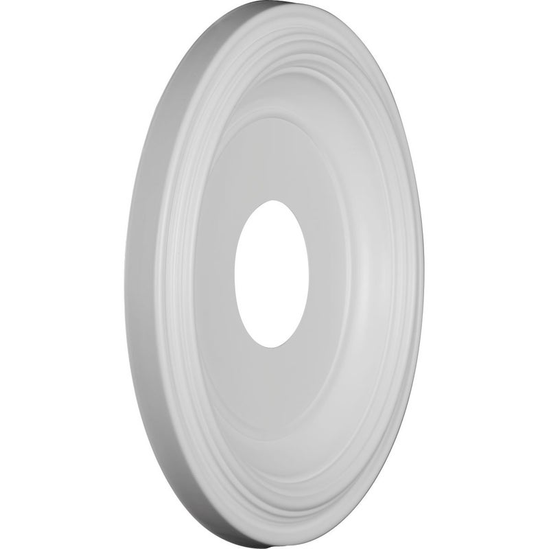 Ekena Millwork 13"OD x 3 1/2"ID x 1 1/4"P Traditional Thermoformed PVC Ceiling Medallion (Fits Canopies up to 7 1/2") - Image 2