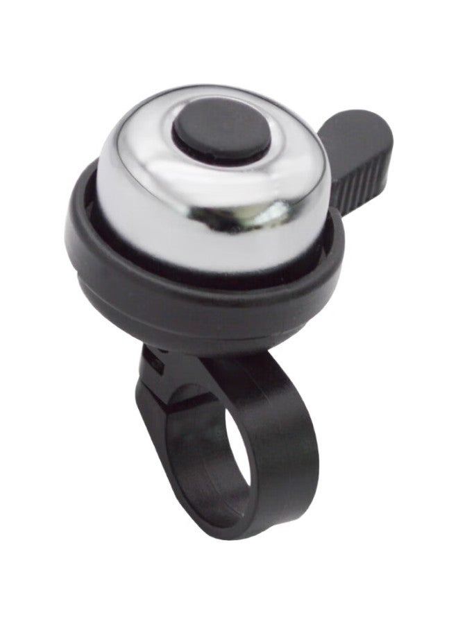 HOTUN Bicycle Bell, Loud Mountain Bike Bell, Old-Style Horn, Children'S Bicycle Accessories, Complete Set, Universal Xld-02, Silver - Image 1