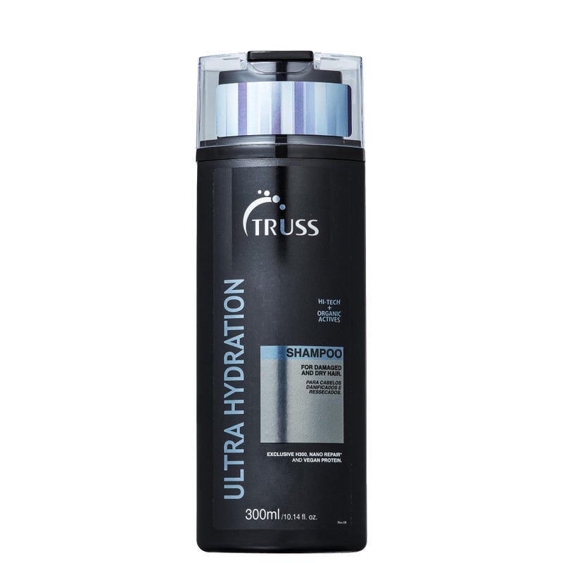 TRUSS Ultra Hydration Hair Shampoo for Women & Men - Hydrating Shampoo for Dry Hair - Restores Strength, Softness & Shine - Color-Safe Formula with Frizz Control & Humidity Protection (10.14 oz) - Image 1