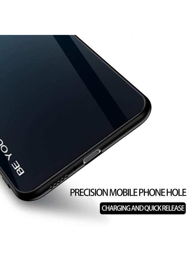 اس-توب جراب لهاتف Galaxy A80، جراب زجاجي متدرج الألوان - Image 4