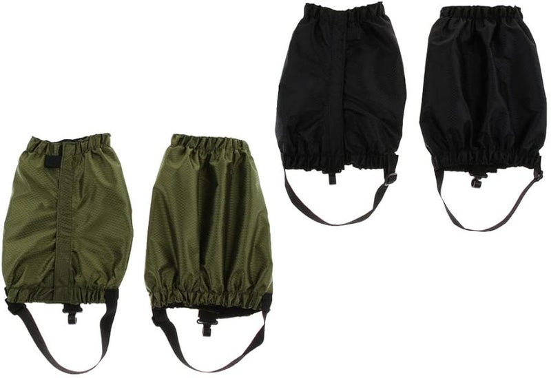 كلاراكو زوجان من واقيات الكاحل، واقيات كاحل منخفضة للثلج للنساء والرجال والشباب، مناسبة للمشي لمسافات طويلة والتخييم في الهواء الطلق، خفيفة الوزن ومقاومة للماء وقابلة للتعديل - Image 1