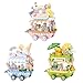MEIEST 3 Packs Food Stand Cart Building Block SetStreet View Collection Particle Construction Building Bricks ToyHome Decoration - Image 2