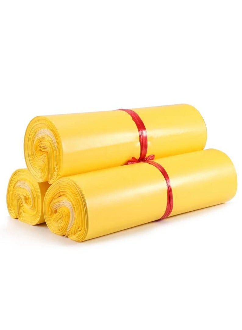 Generic Pack of 10 shipping bags, size 25*35, yellow 