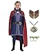 CICOCI Kids Strange Costume Cosplay Dr Cape Jumpsuit Ring Props with Magic Power Necklacesize 150 - Image 3