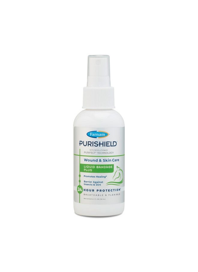 فارنام ضمادة سائلة للعناية بالجروح والبشرة من Farnam Purishield Plus، تعزز الشفاء* وتوفر حاجزًا لمدة 24 ساعة* للخيول والكلاب والقطط والماشية  - Image 1