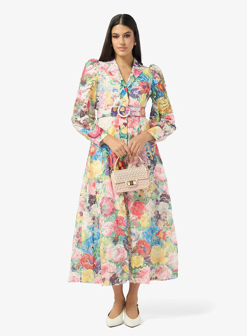 ايلا Floral Print Dress