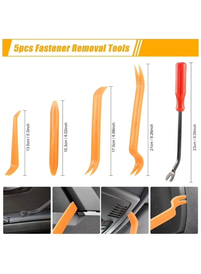 مجموعة مشابك تثبيت السيارات 1240 قطعة - 32 نوعاً من مسامير التثبيت البلاستيكية العالمية لسيارات تويوتا والمصدات (مع صندوق تخزين) - Image 5