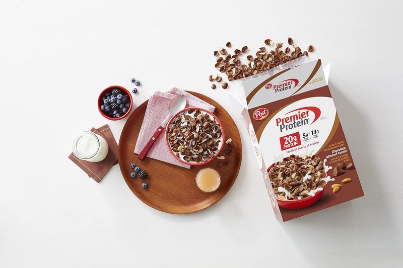 Premier Protein Chocolate Almond Cereal with Sliced Almonds - 30 oz - Image 4