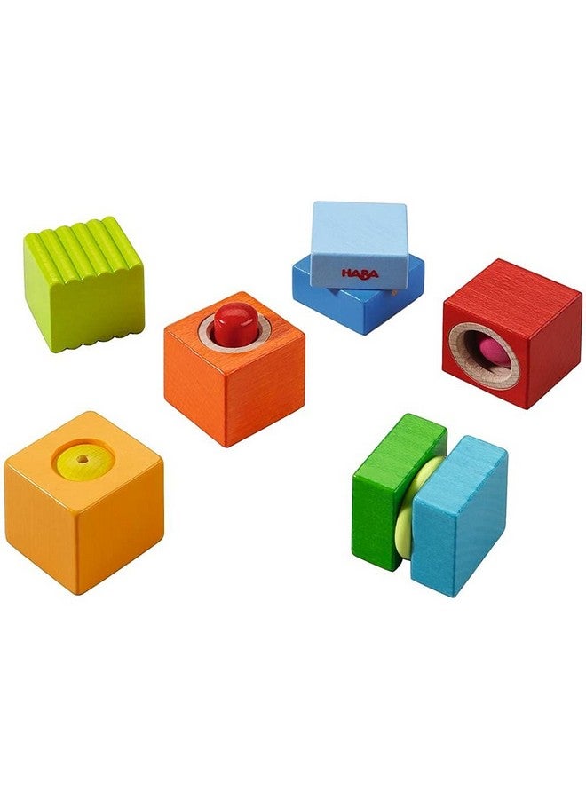 هابا مكعبات اكتشاف خشبية من HABA Fun with Sounds مزودة بأصوات صوتية (صنع في ألمانيا) - Image 1